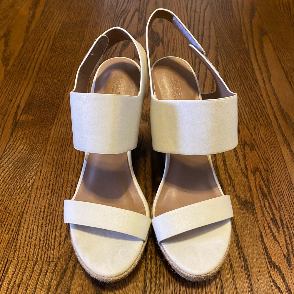 White adjustable wedges